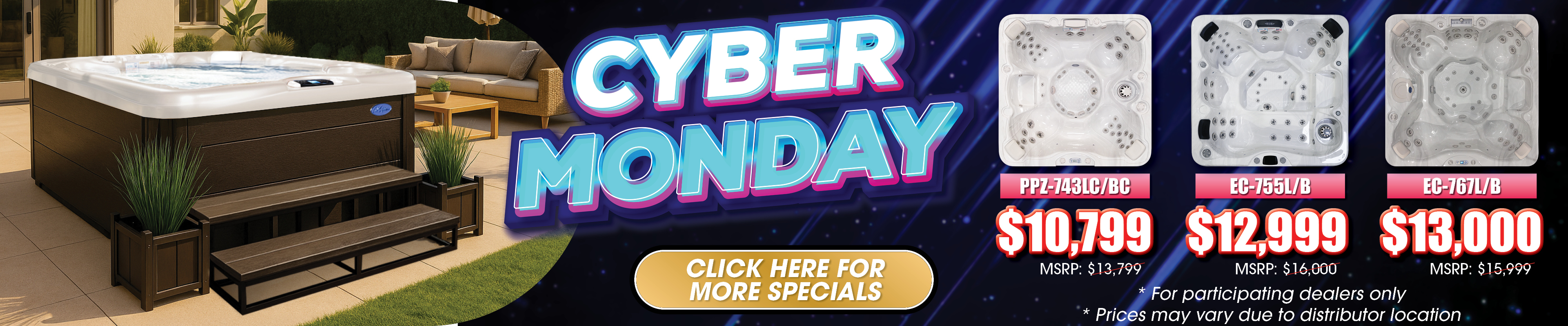 Calspas hot tub being used in a family setting - Waukesha