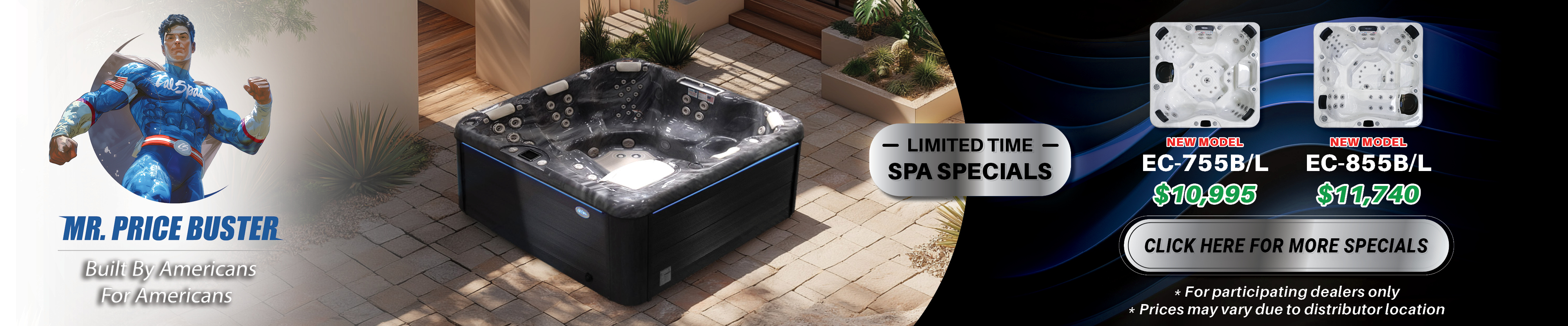 Calspas hot tub being used in a family setting - Waukesha